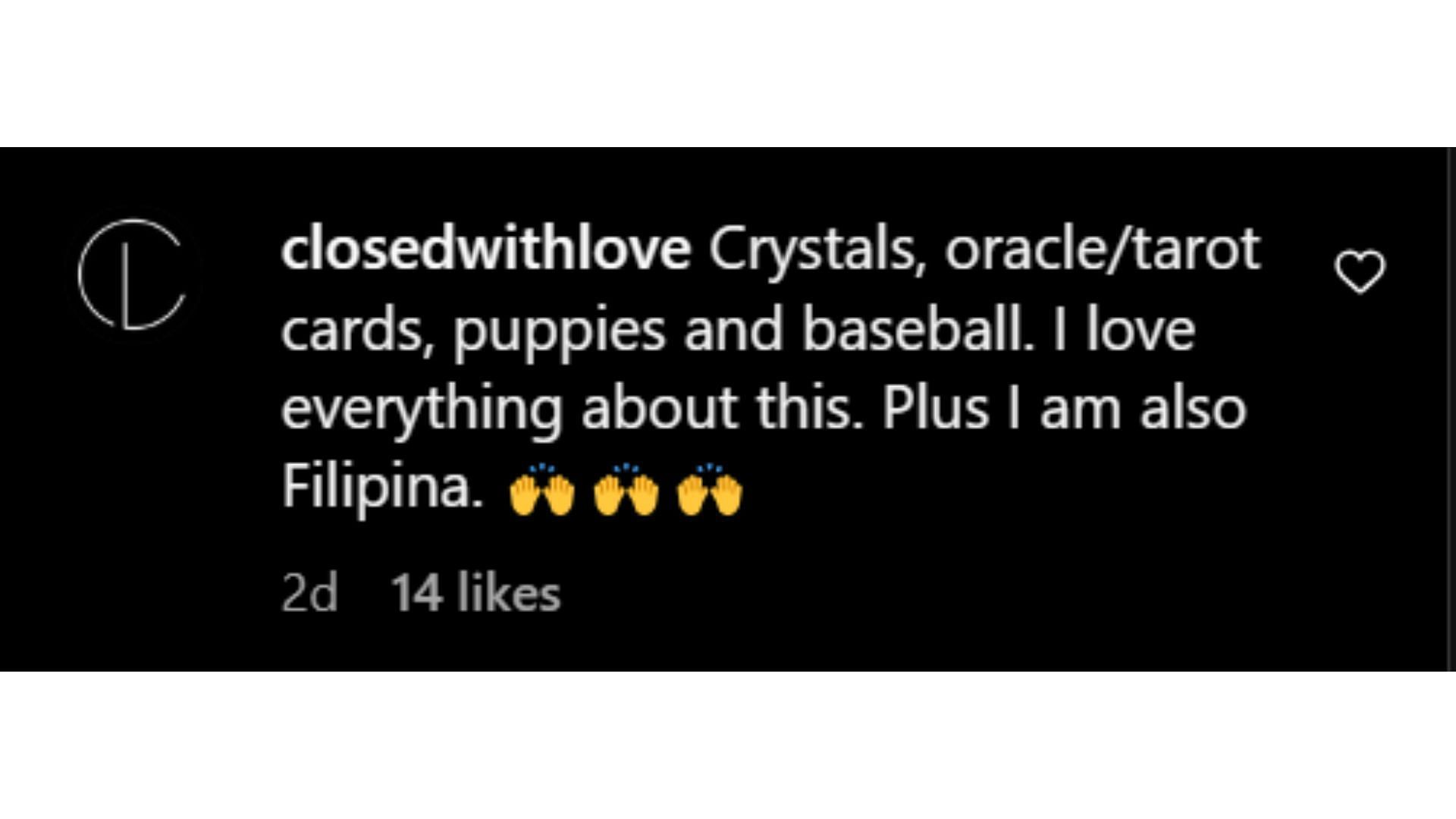 An enthusiastic fan's reaction